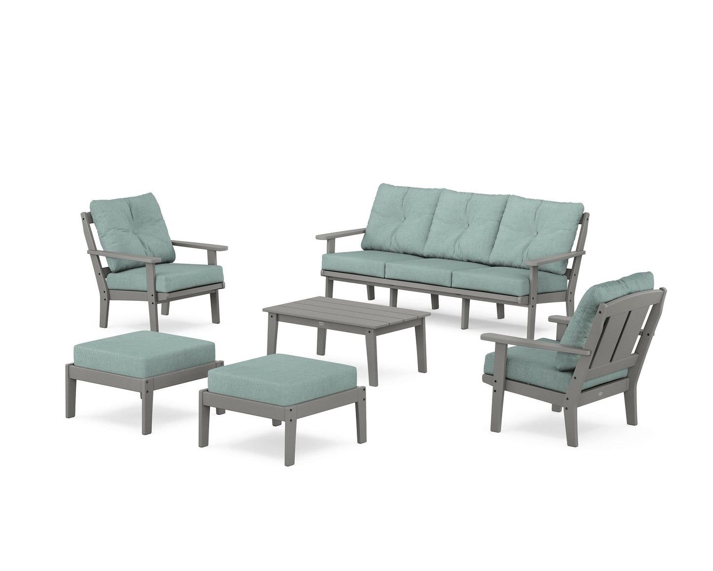 Mission 6-Piece Lounge Sofa Set
