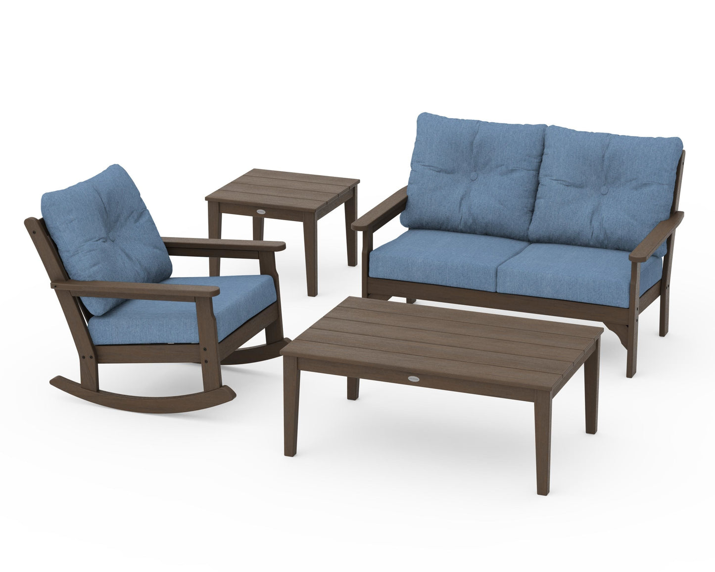 Vineyard 4-Piece Deep Seating Rocker Set