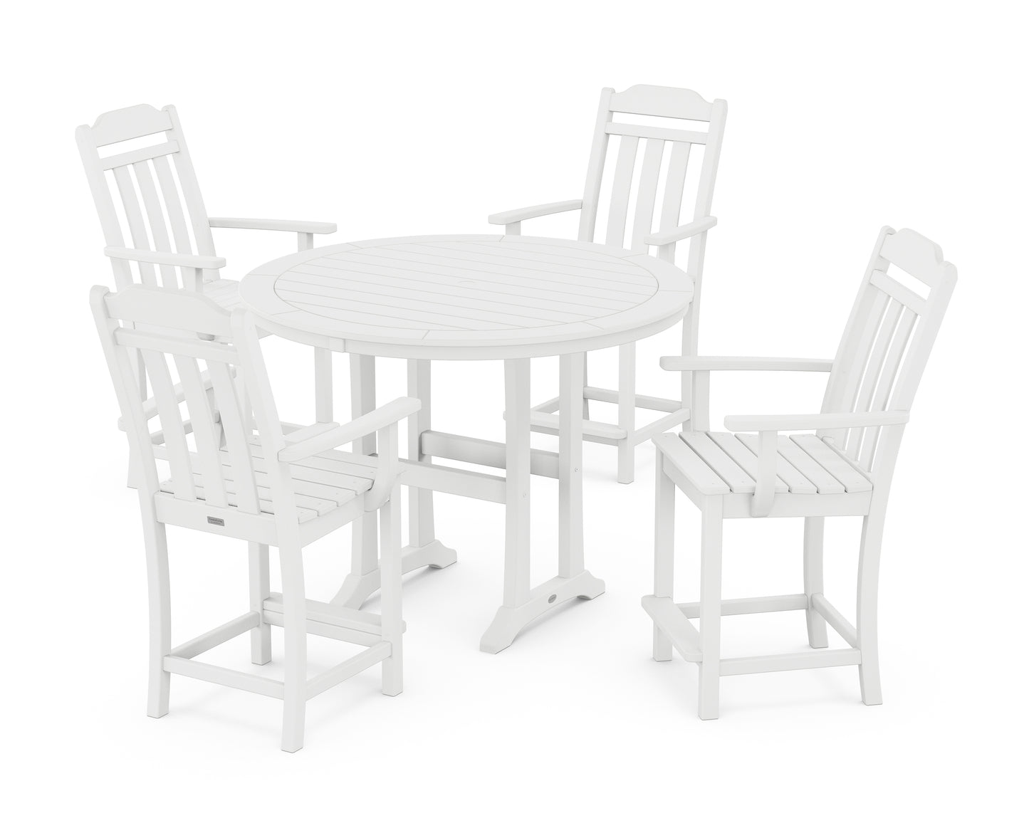 Cottage 5-Piece Round Counter Set