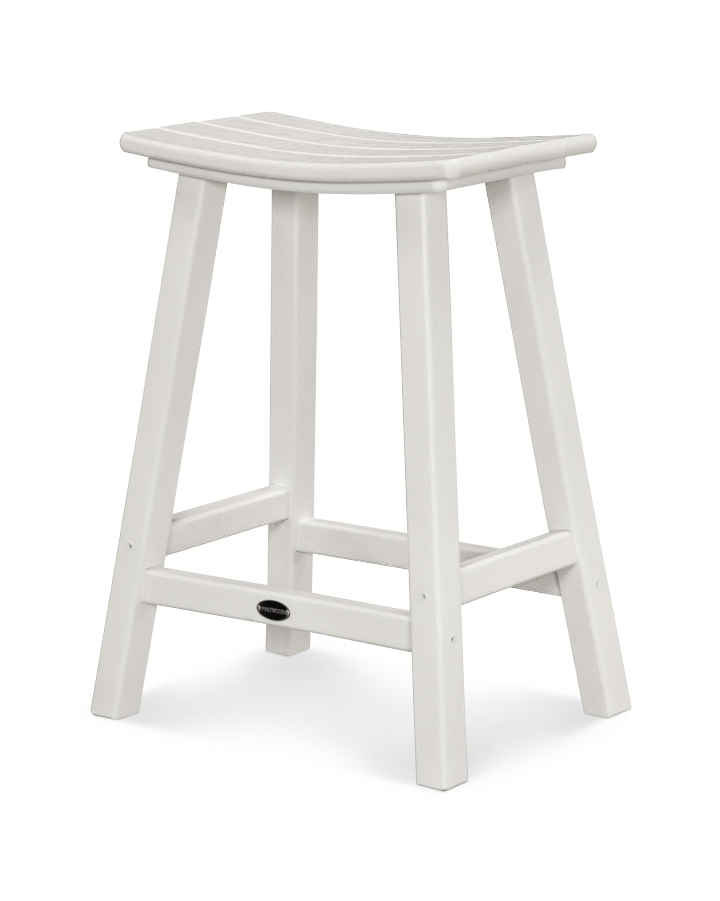 Traditional 24" Saddle Counter Stool