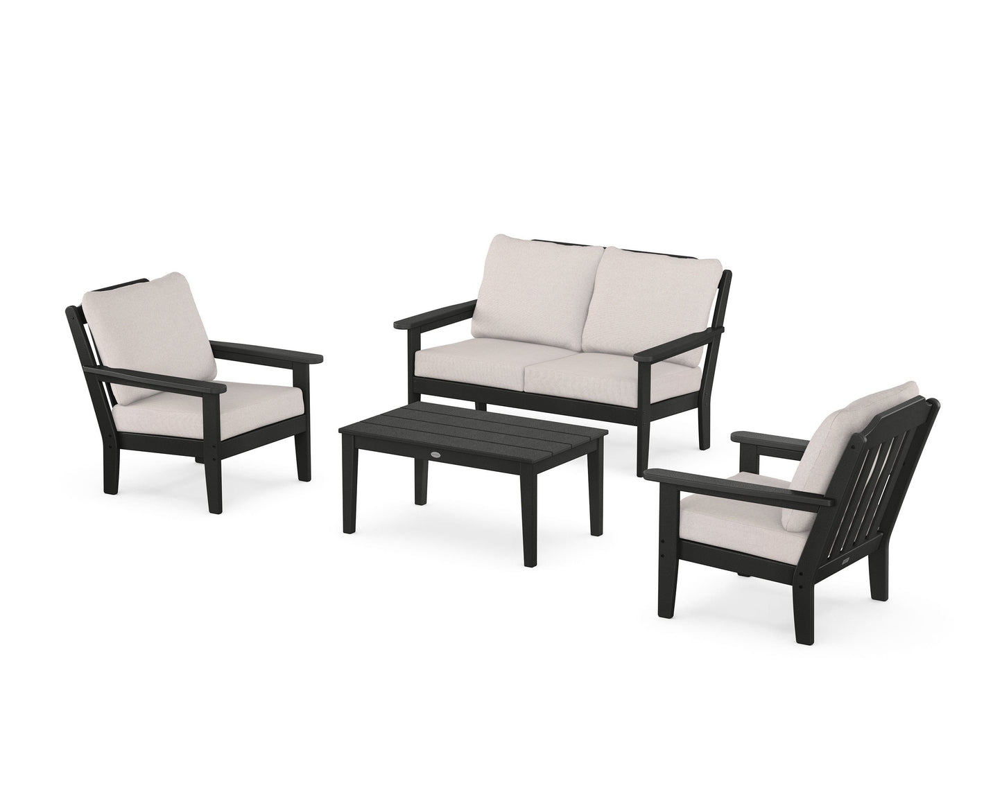 Cottage 4-Piece Deep Seating Set with Loveseat