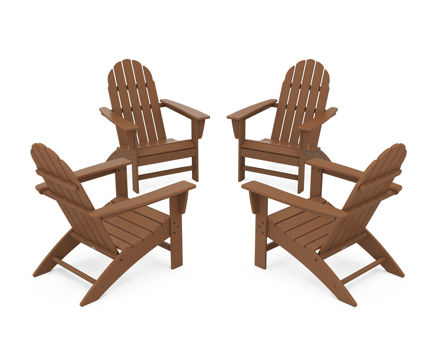 Vineyard 4-Piece Adirondack Conversation Set