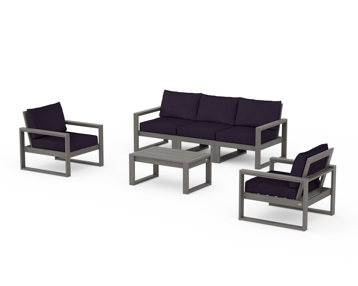 EDGE Sectional 4-Piece Deep Seating Set with Sofa