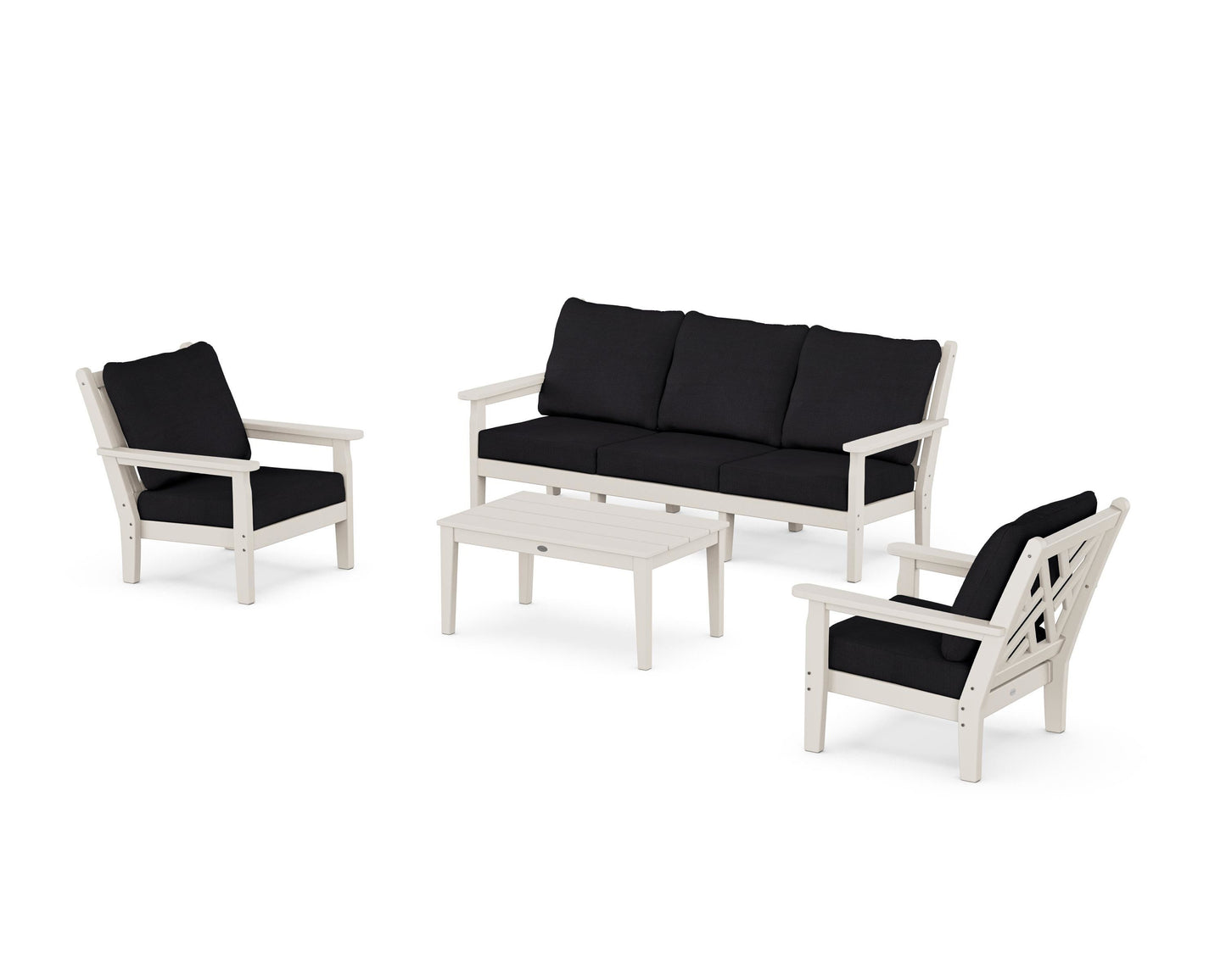 Chippendale 4-Piece Deep Seating Set with Sofa