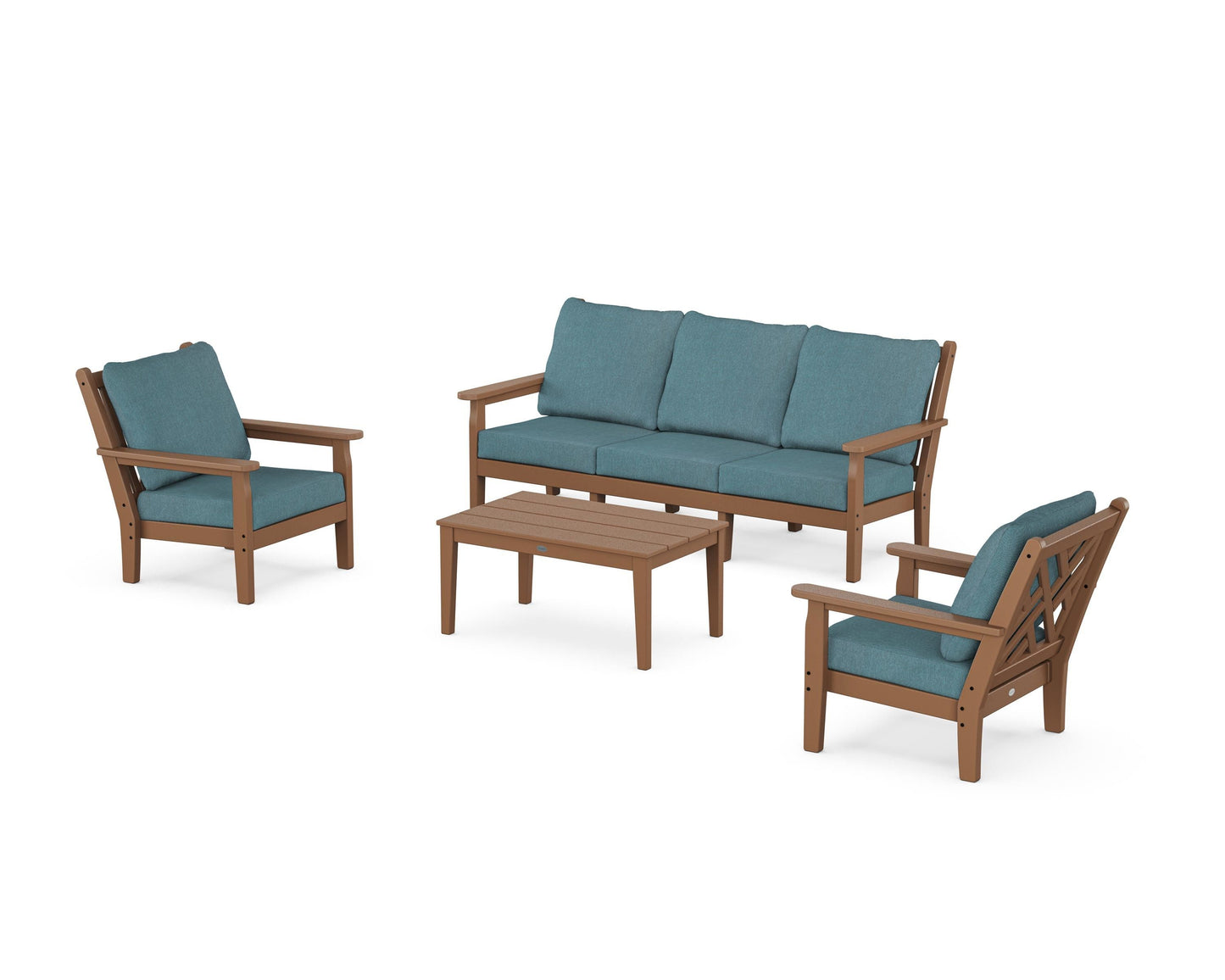 Chippendale 4-Piece Deep Seating Set with Sofa