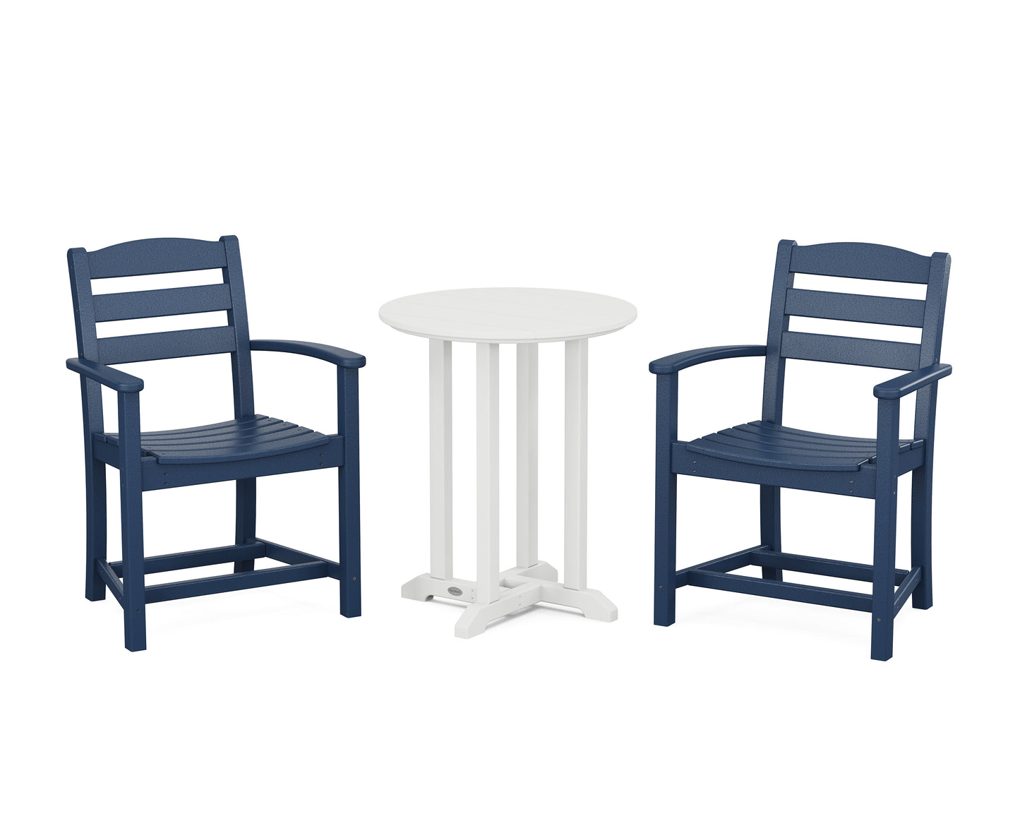 La Casa Caf‚ 3-Piece Round Bistro Dining Set