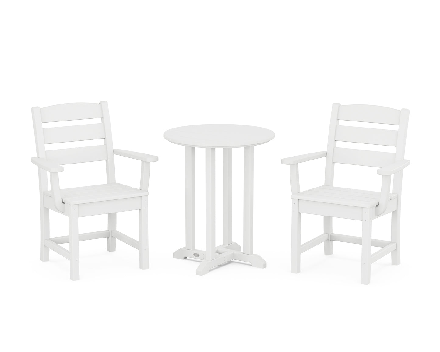 Lakeside 3-Piece Round Bistro Dining Set
