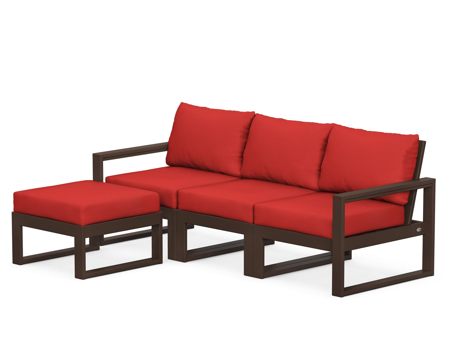EDGE 4-Piece Modular Deep Seating Set with Ottoman