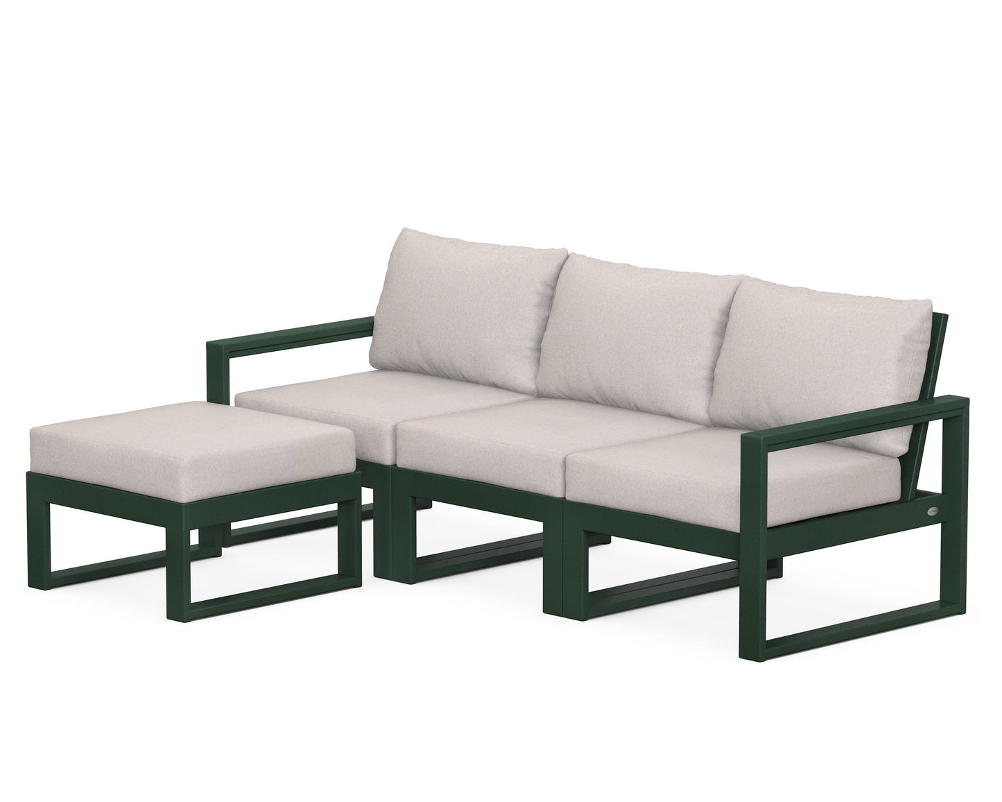 EDGE 4-Piece Modular Deep Seating Set with Ottoman