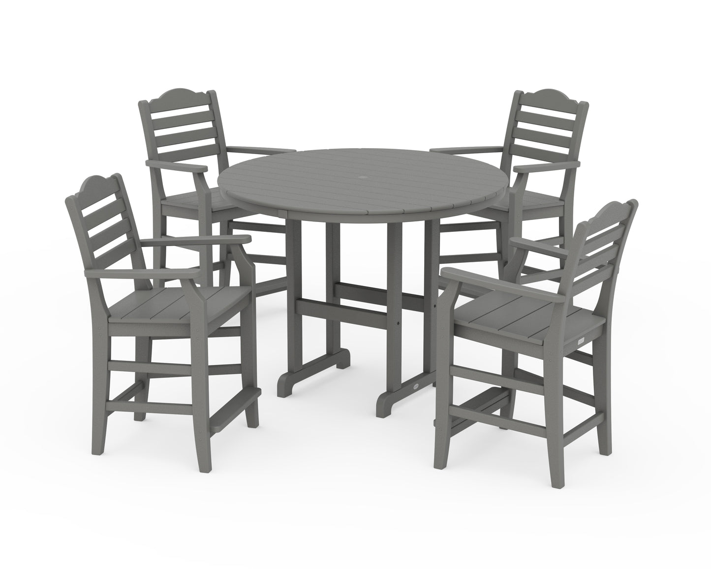 Savannah 5-Piece Round Farmhouse Counter Set