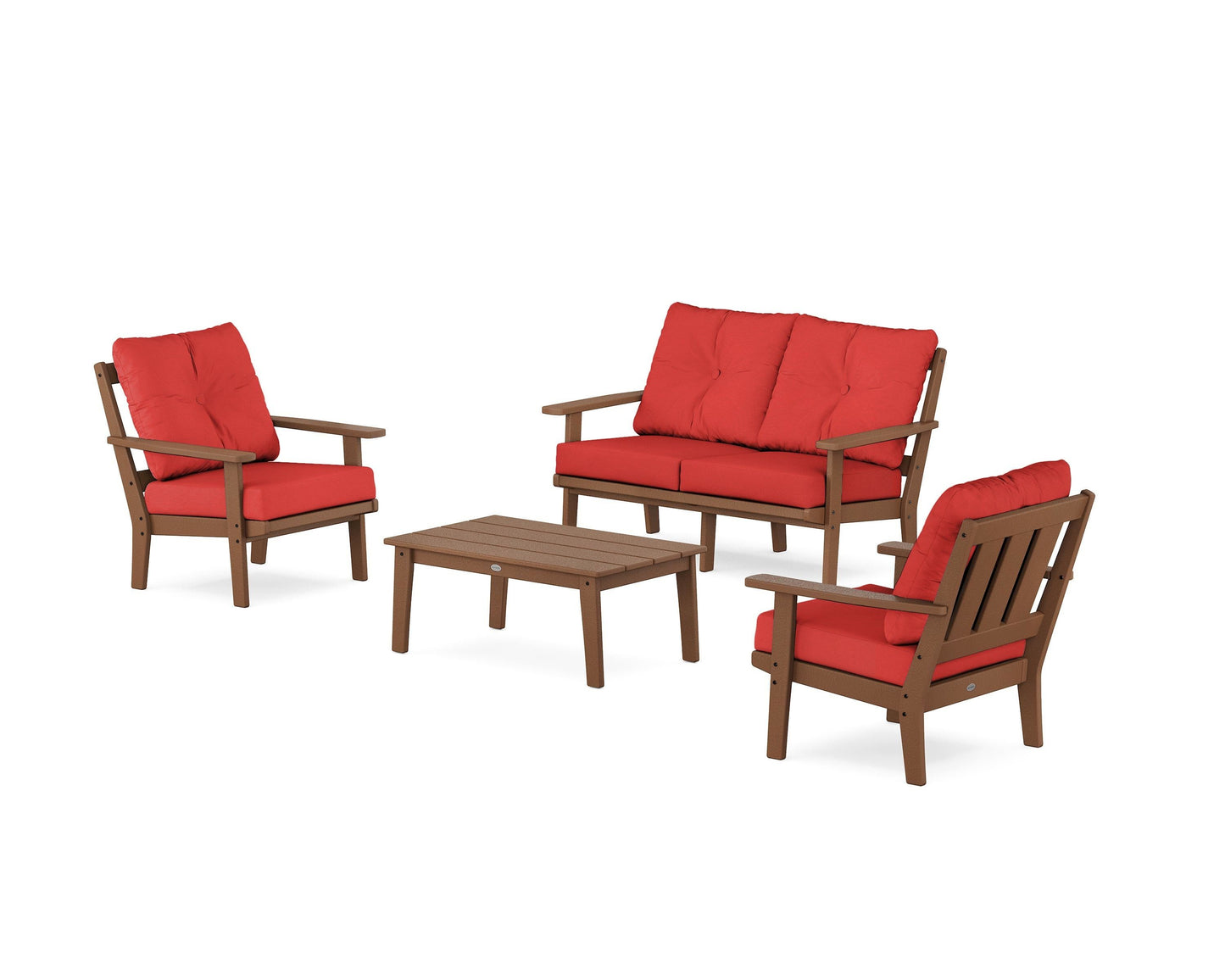 Oxford 4-Piece Deep Seating Set with Loveseat