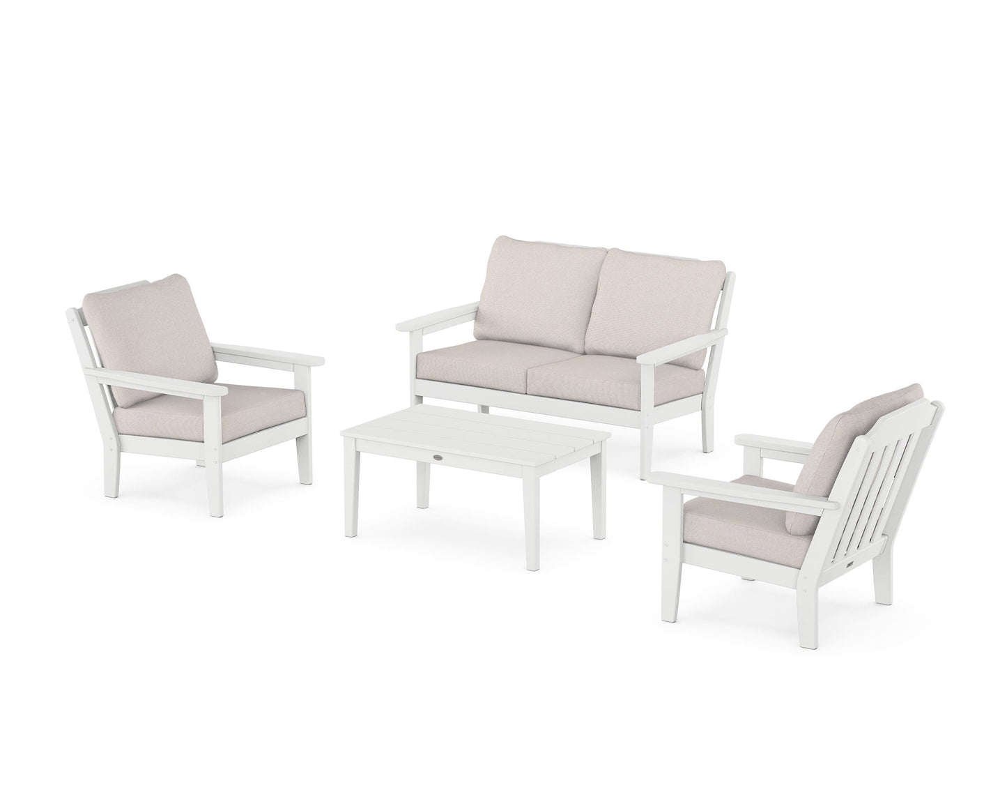 Cottage 4-Piece Deep Seating Set with Loveseat
