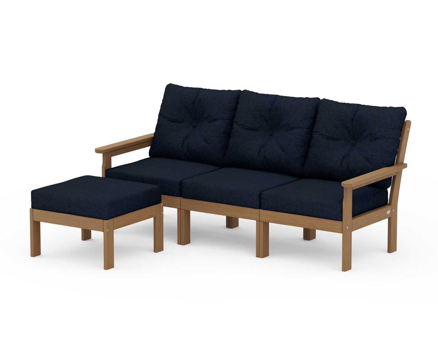 Vineyard 4-Piece Sectional with Ottoman