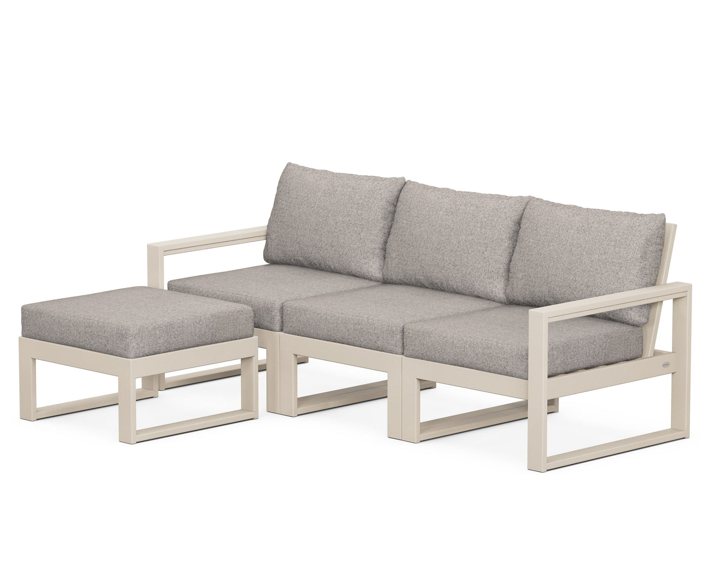 EDGE 4-Piece Modular Deep Seating Set with Ottoman