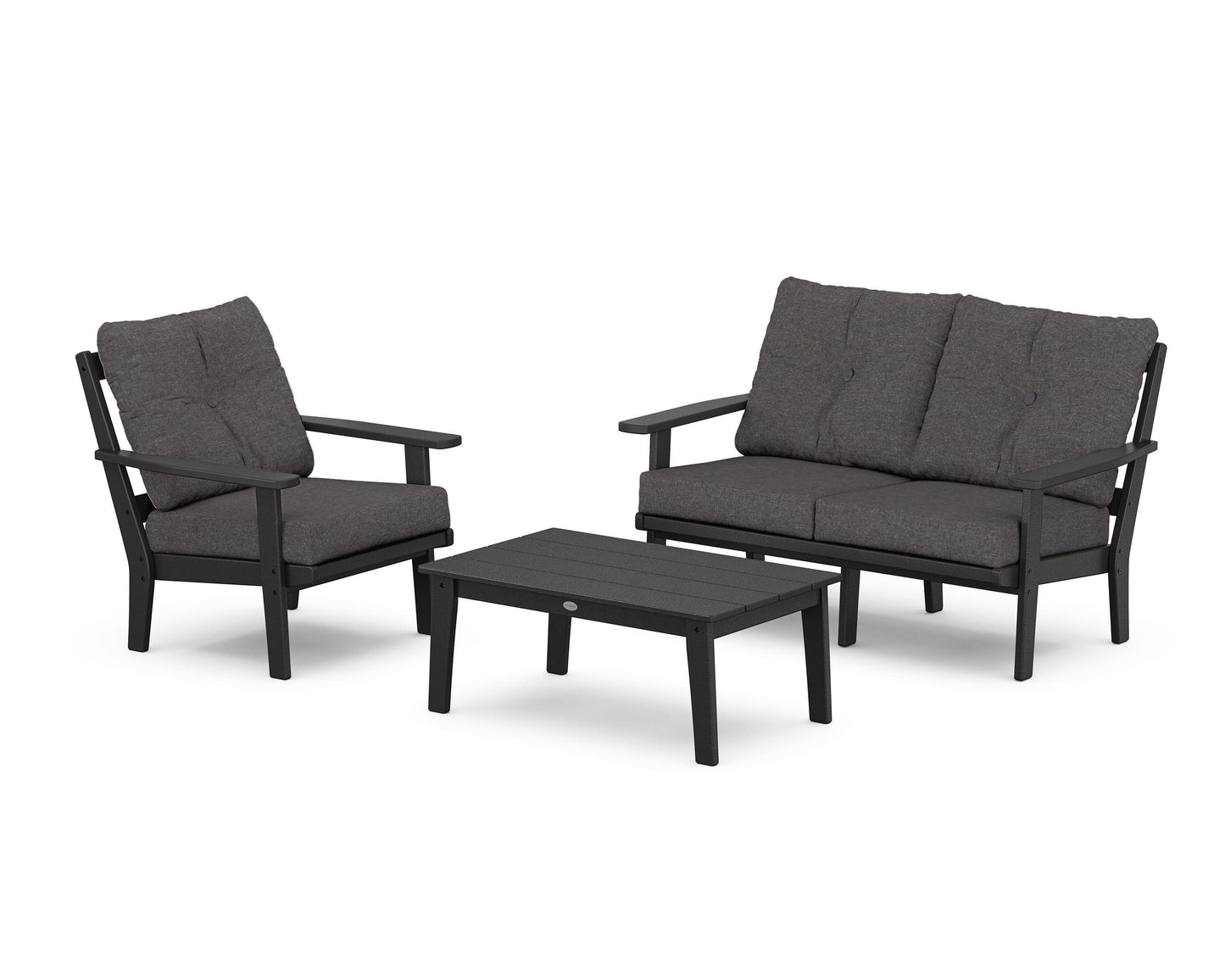Prairie 3-Piece Deep Seating Set with Loveseat
