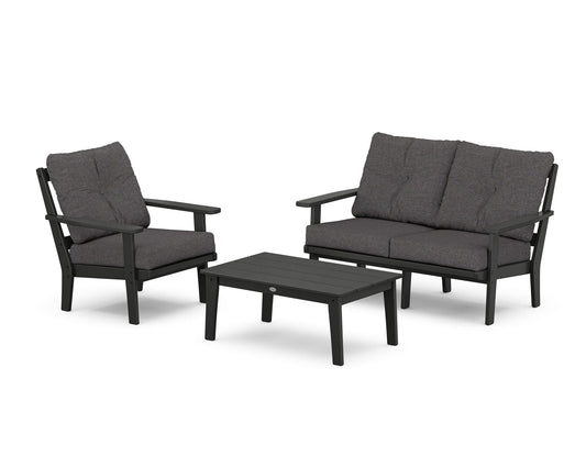 Prairie 3-Piece Deep Seating Set with Loveseat