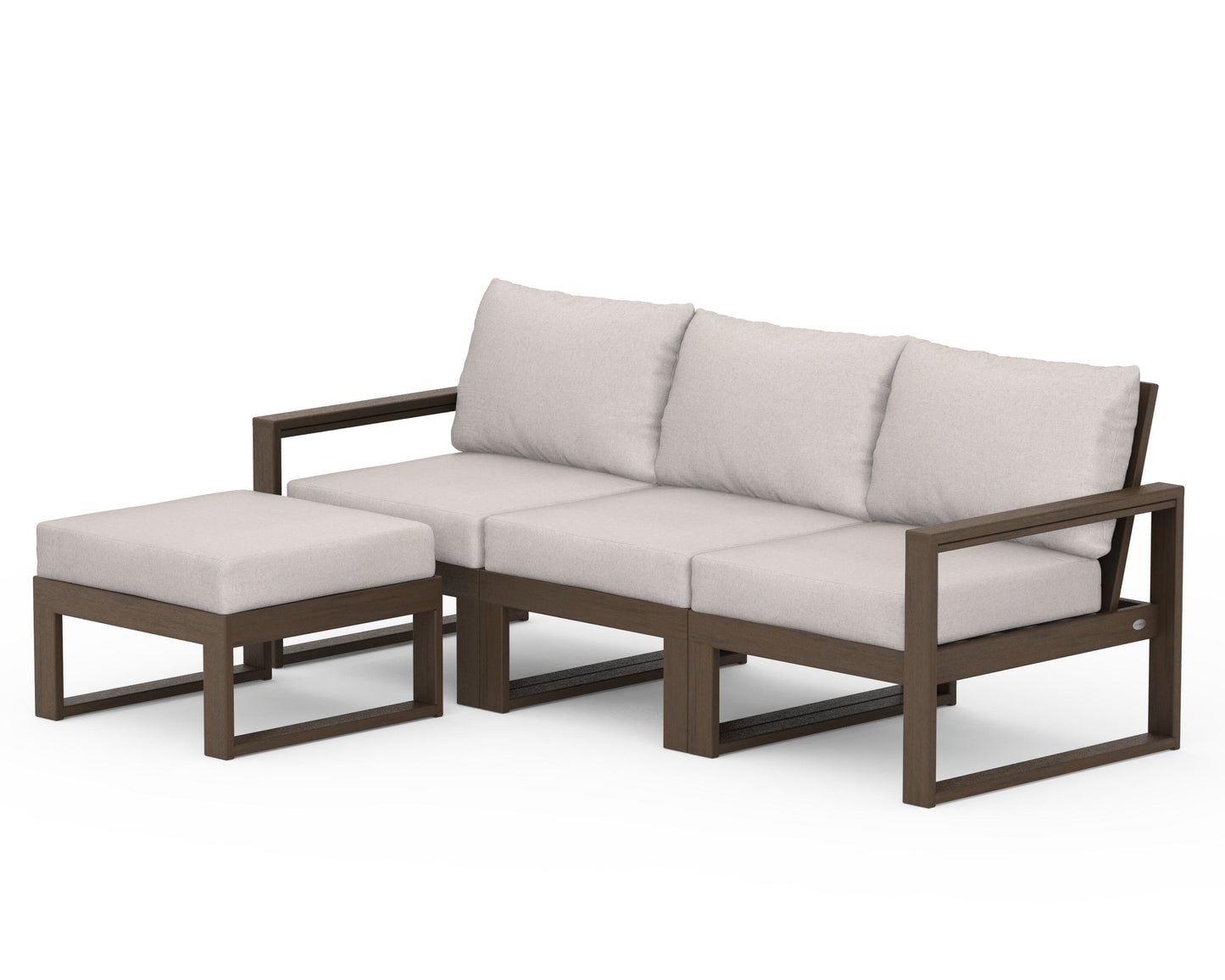EDGE 4-Piece Modular Deep Seating Set with Ottoman