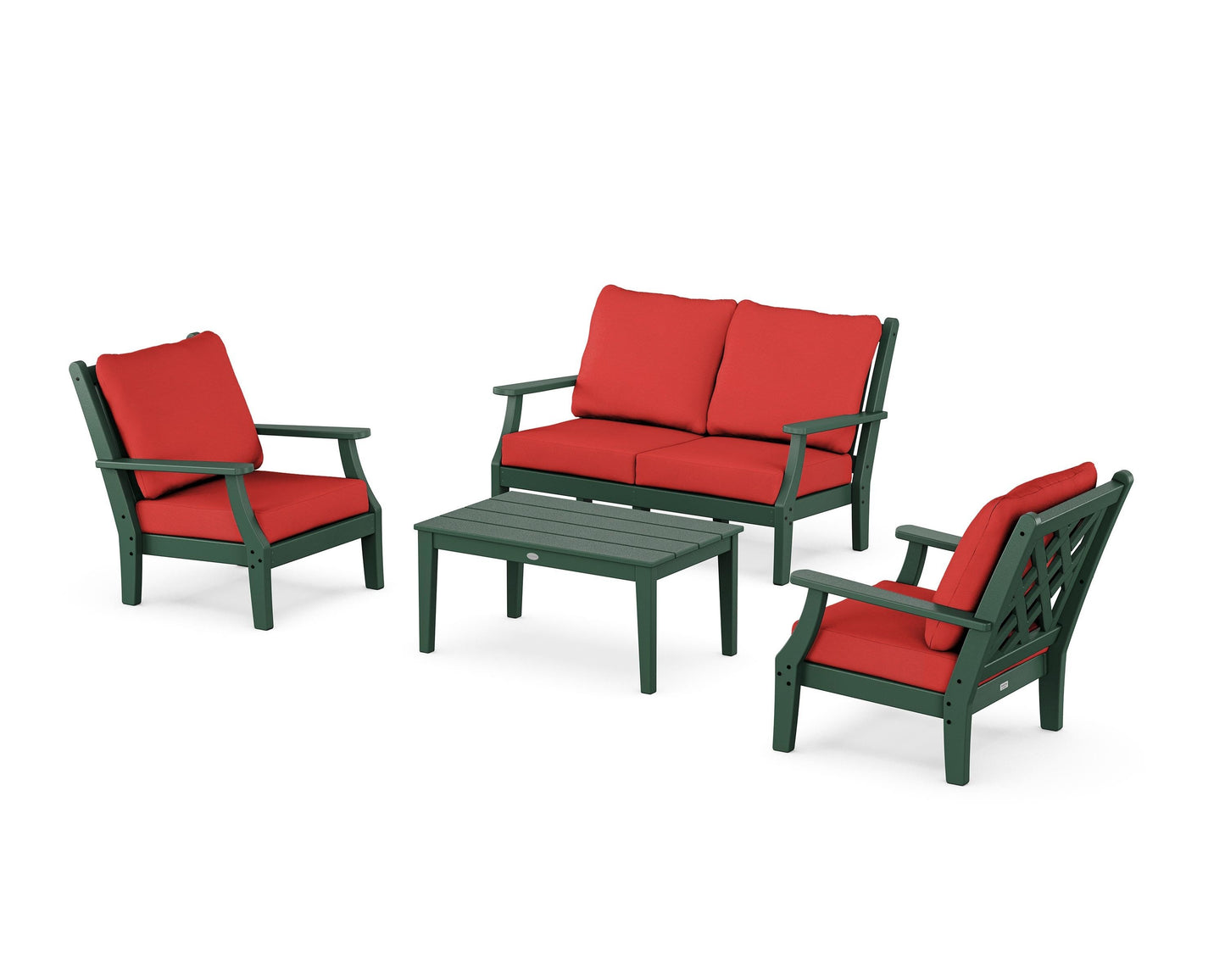 Wovendale 4-Piece Deep Seating Set with Loveseat