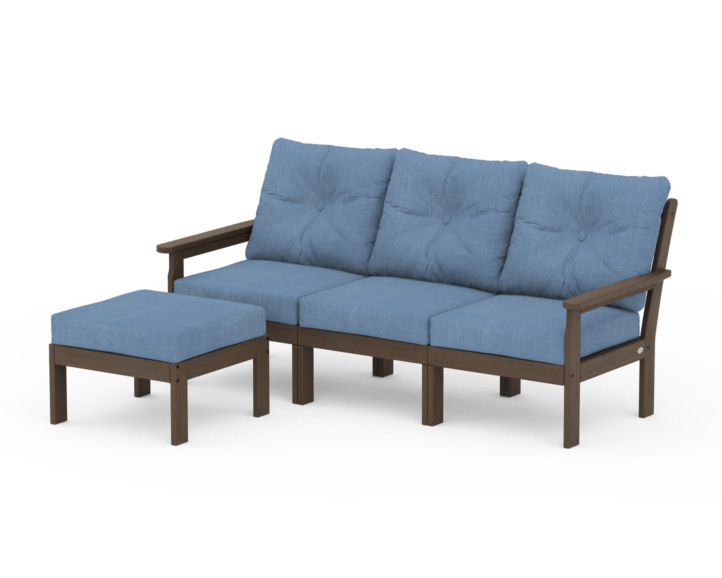 Vineyard 4-Piece Sectional with Ottoman