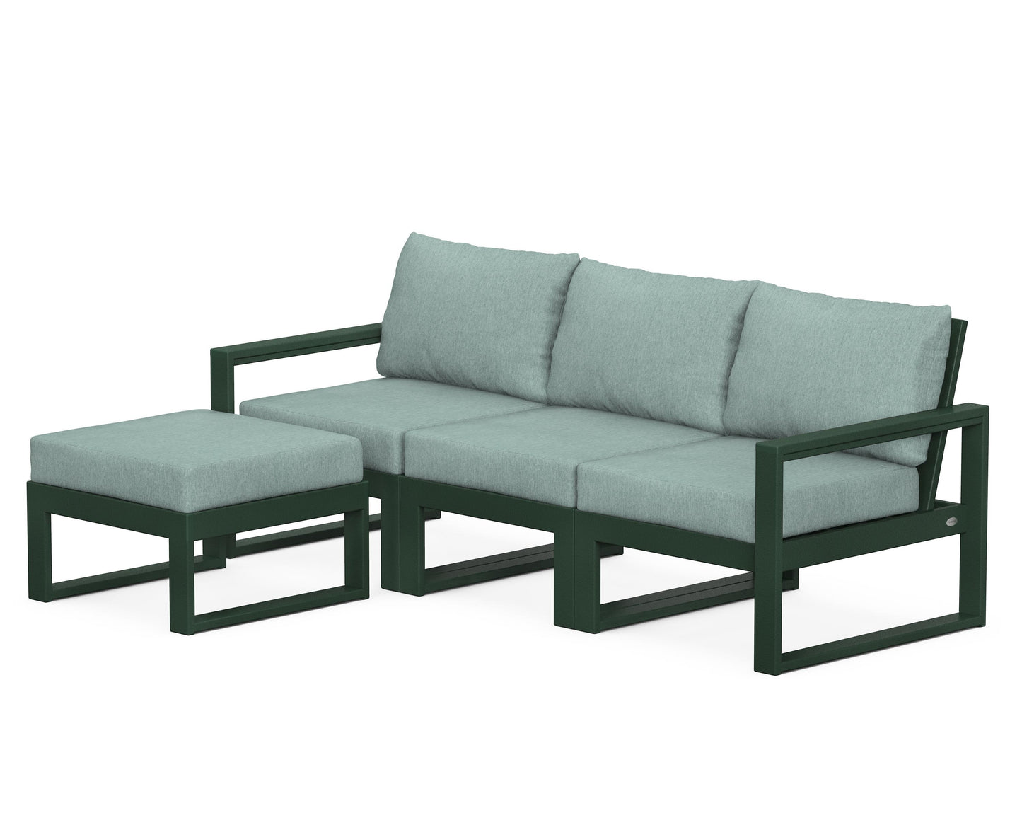 EDGE 4-Piece Modular Deep Seating Set with Ottoman