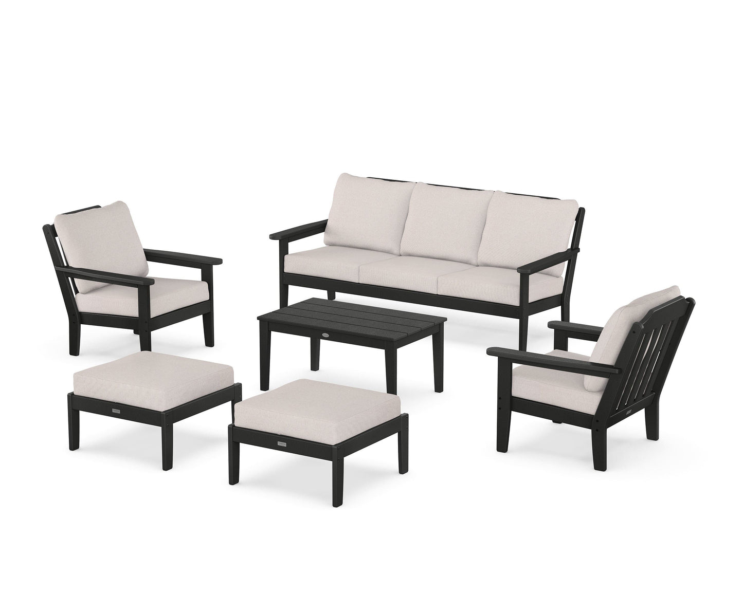 Cottage 6-Piece Lounge Sofa Set