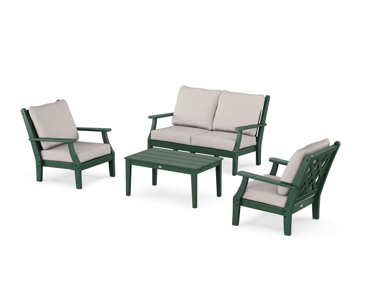 Wovendale 4-Piece Deep Seating Set with Loveseat