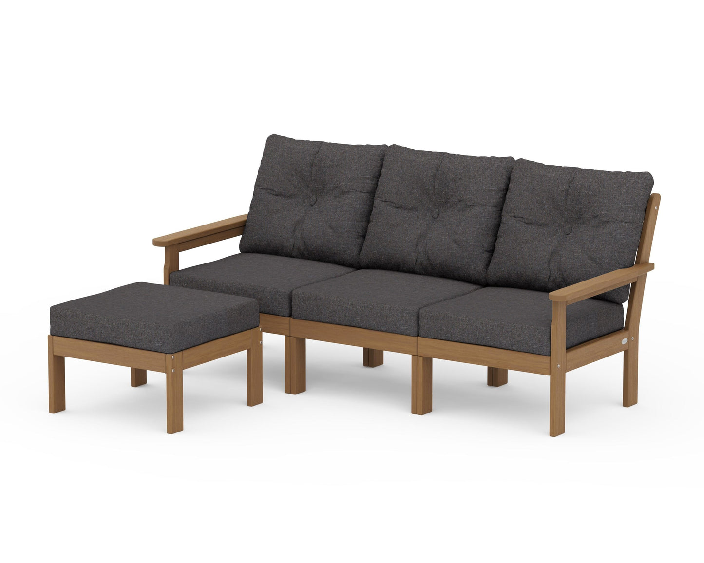 Vineyard 4-Piece Sectional with Ottoman