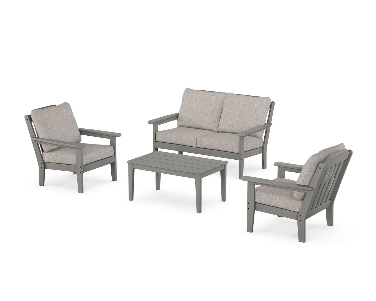 Cottage 4-Piece Deep Seating Set with Loveseat