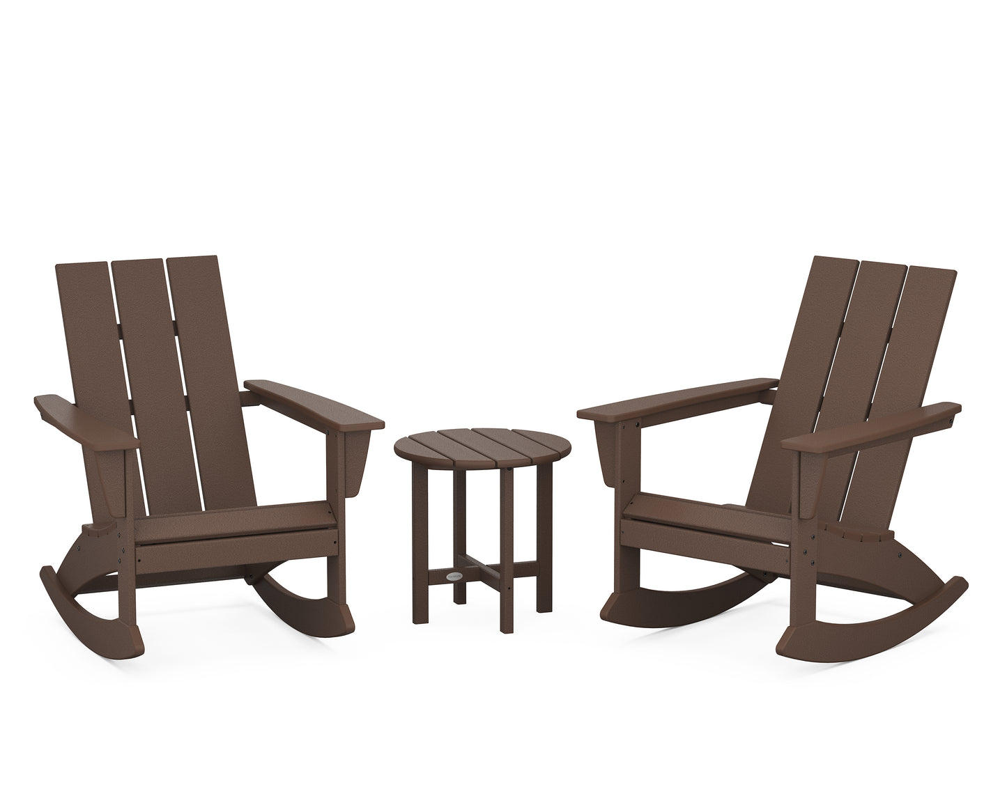 Modern 3-Piece Adirondack Rocking Chair Set