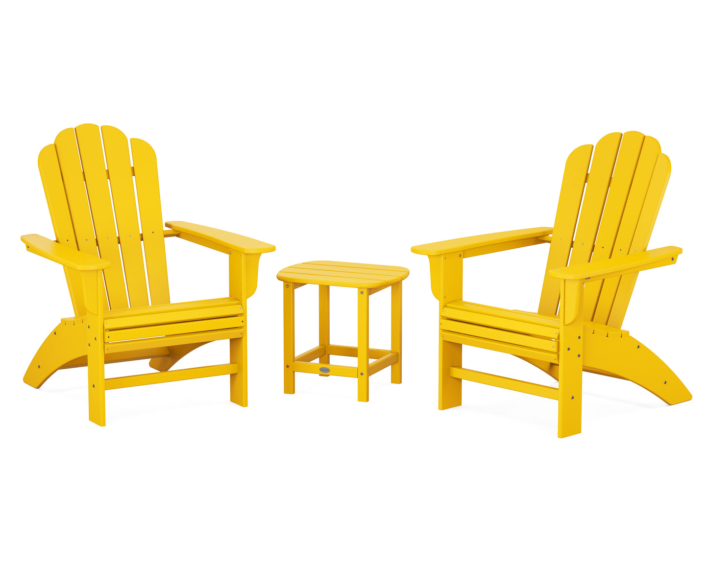 Cottage Curveback Adirondack Chair 3-Piece Set