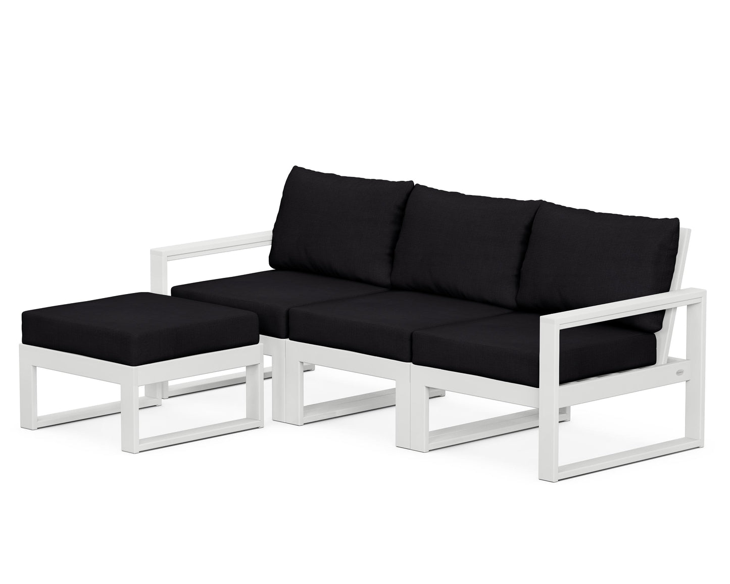 EDGE 4-Piece Modular Deep Seating Set with Ottoman