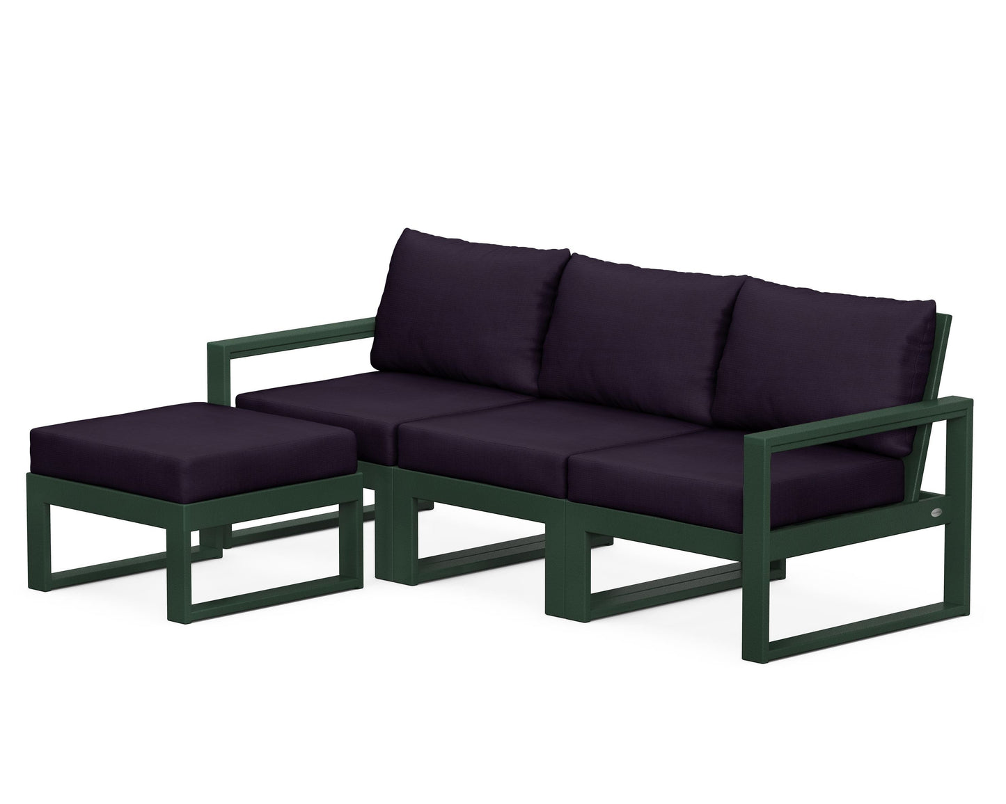 EDGE 4-Piece Modular Deep Seating Set with Ottoman