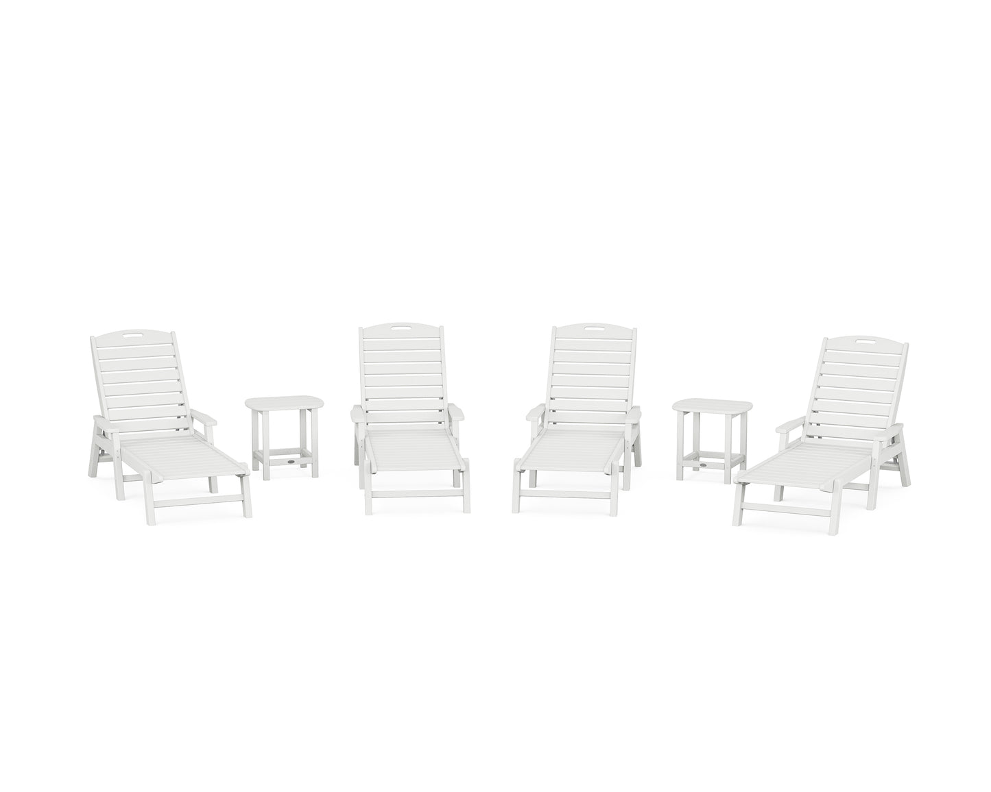 Nautical Chaise 6-Piece Set with Arms