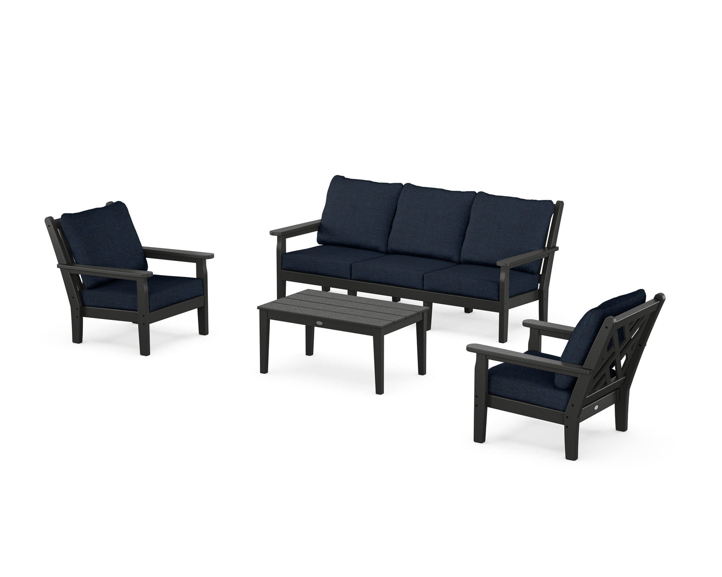 Chippendale 4-Piece Deep Seating Set with Sofa