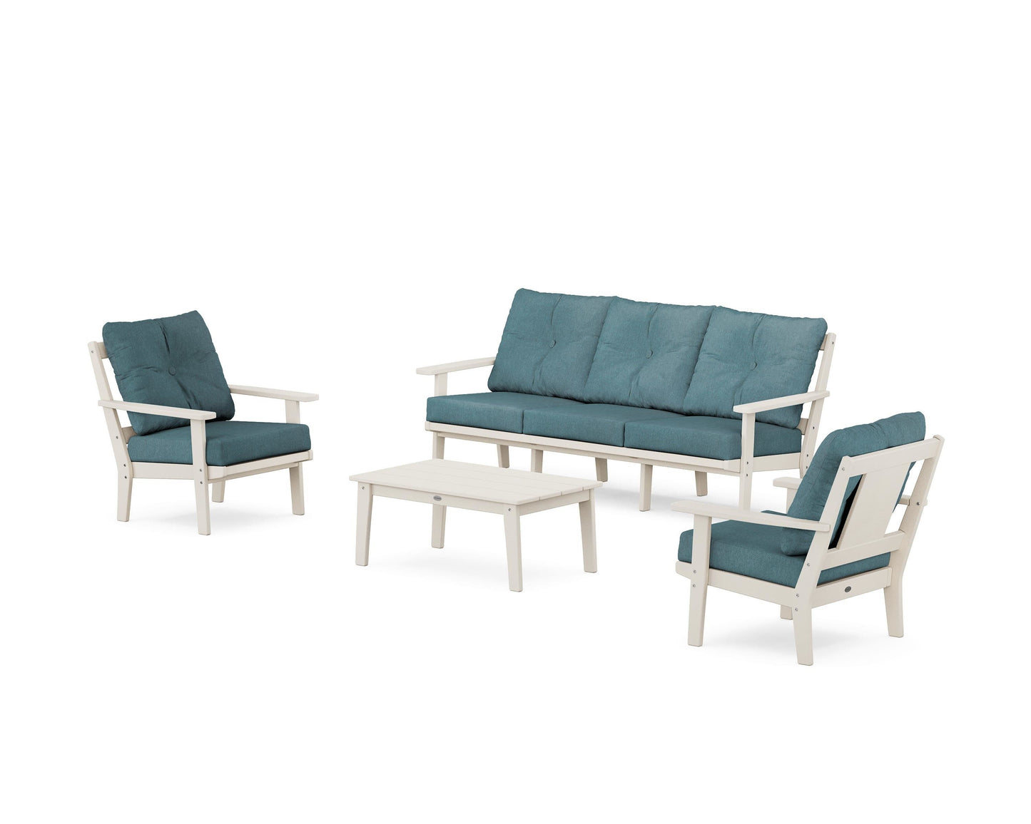 Prairie 4-Piece Deep Seating Set with Sofa