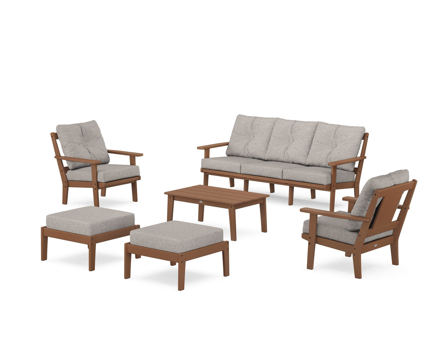 Prairie 6-Piece Lounge Sofa Set