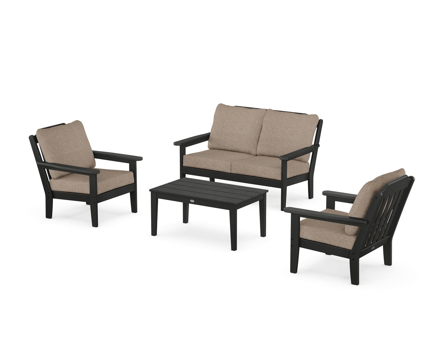 Cottage 4-Piece Deep Seating Set with Loveseat