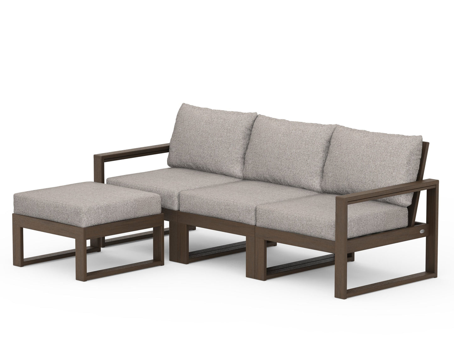 EDGE 4-Piece Modular Deep Seating Set with Ottoman