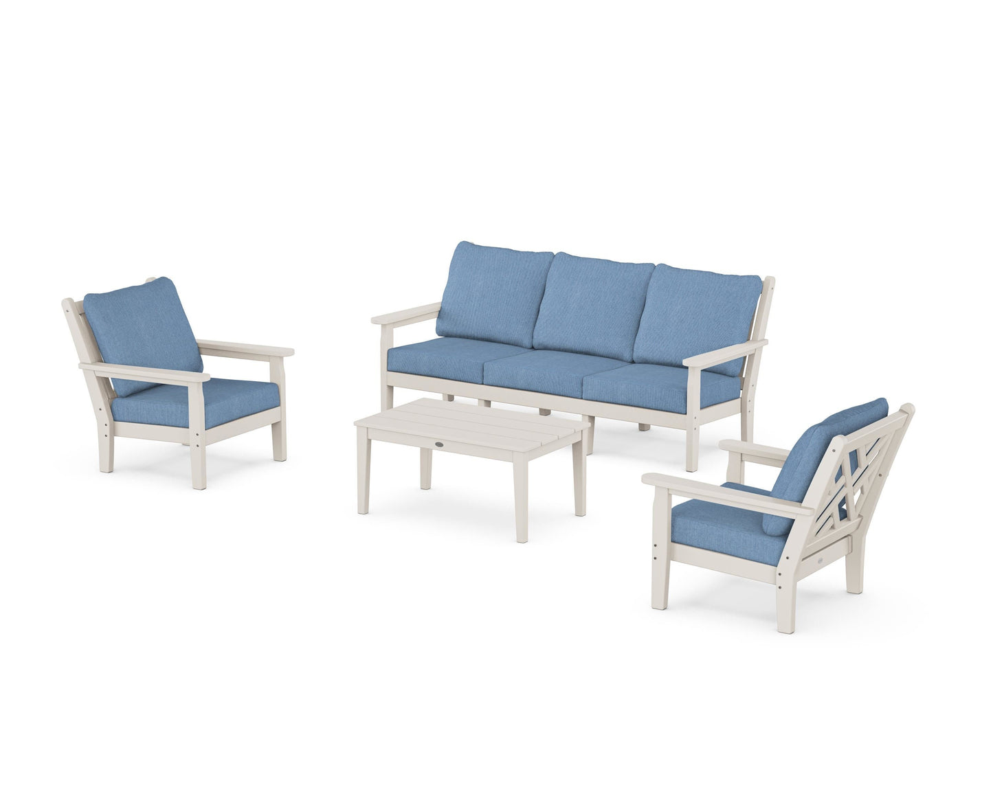 Chippendale 4-Piece Deep Seating Set with Sofa