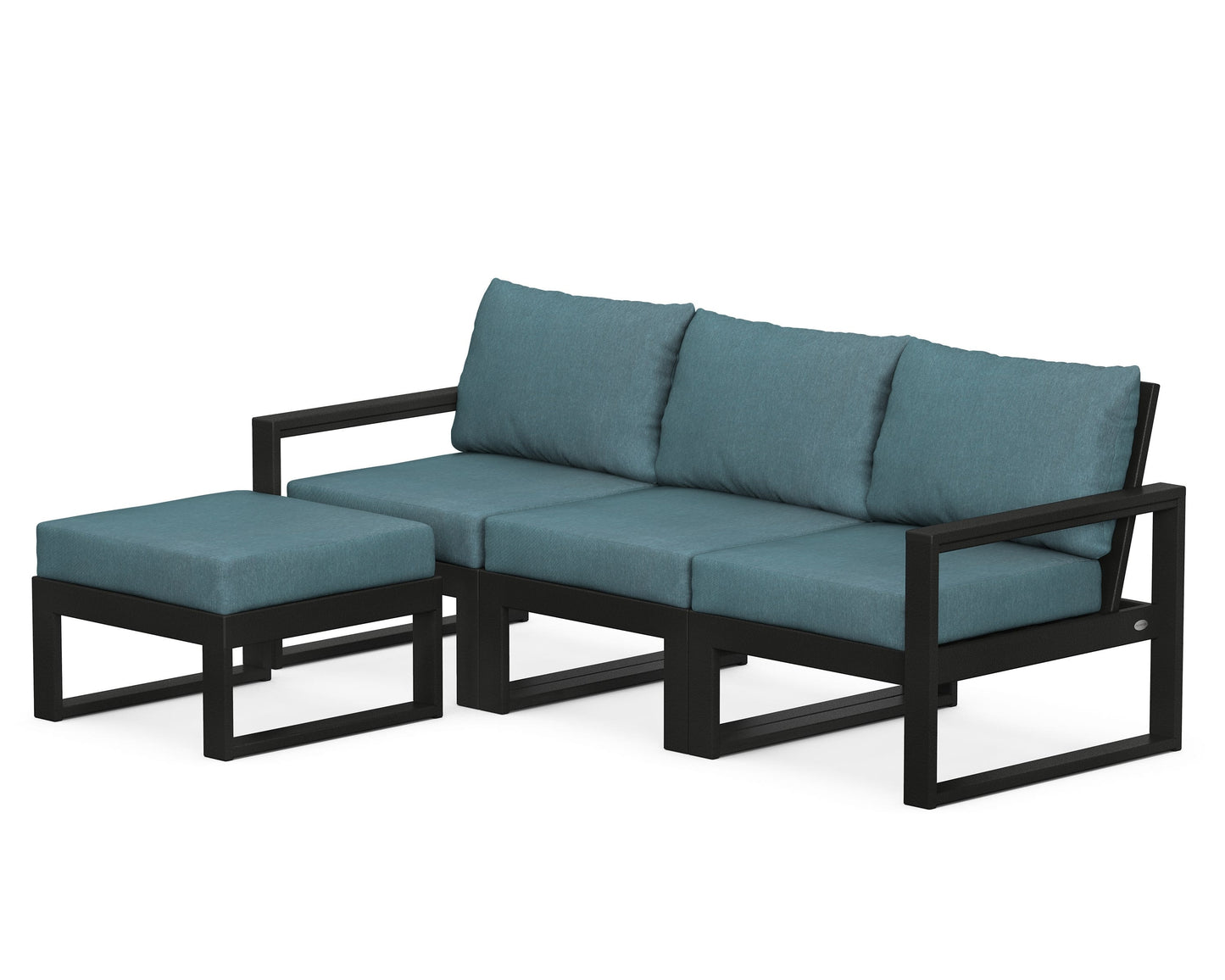 EDGE 4-Piece Modular Deep Seating Set with Ottoman