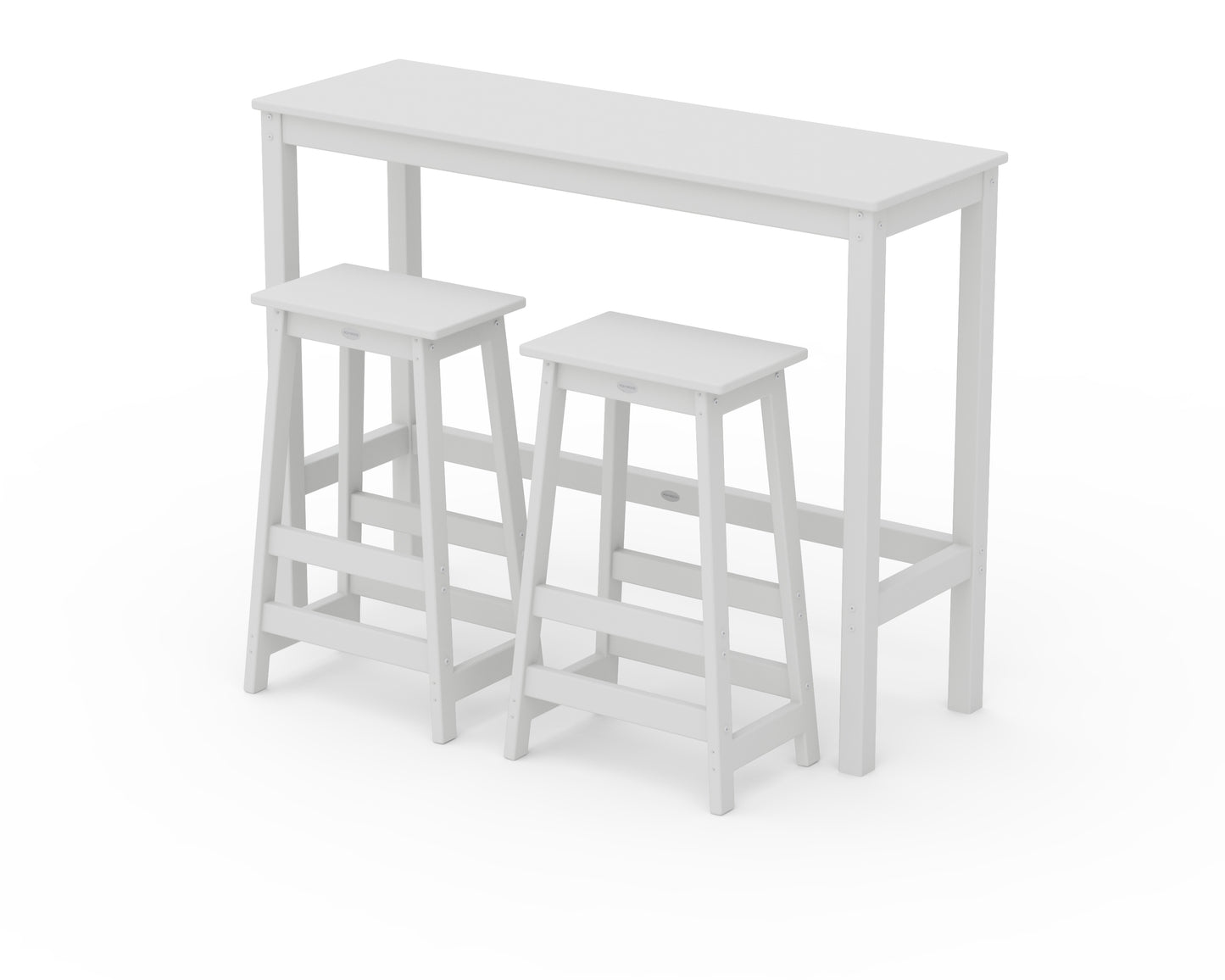 Modern Studio Stool 3-Piece Bar Balcony Set