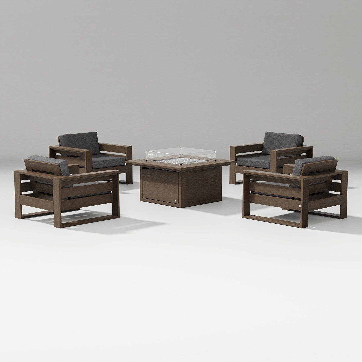 Latitude 5-Piece Lounge Fire Table Set