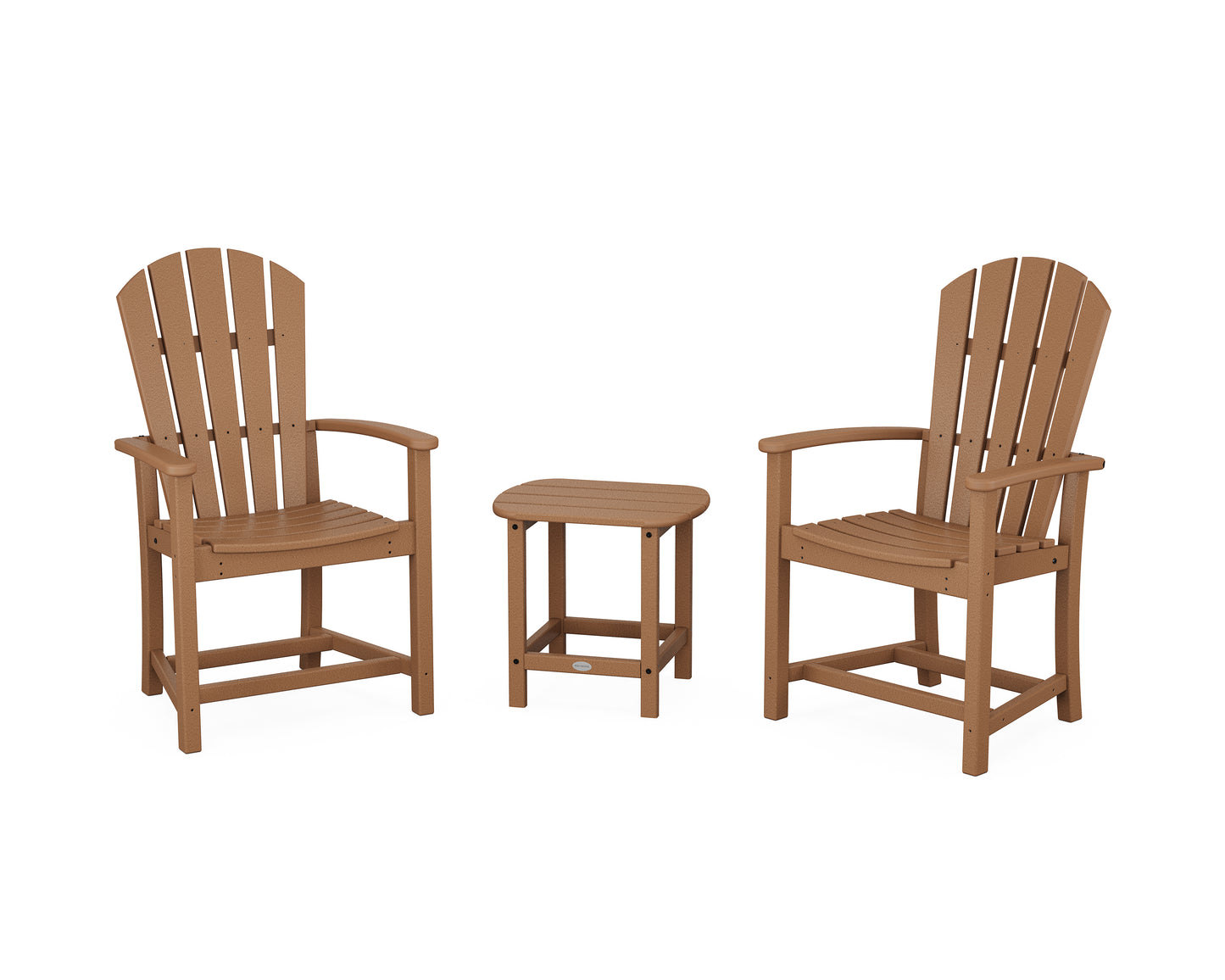 Palm Coast 3-Piece Upright Adirondack Chair Set