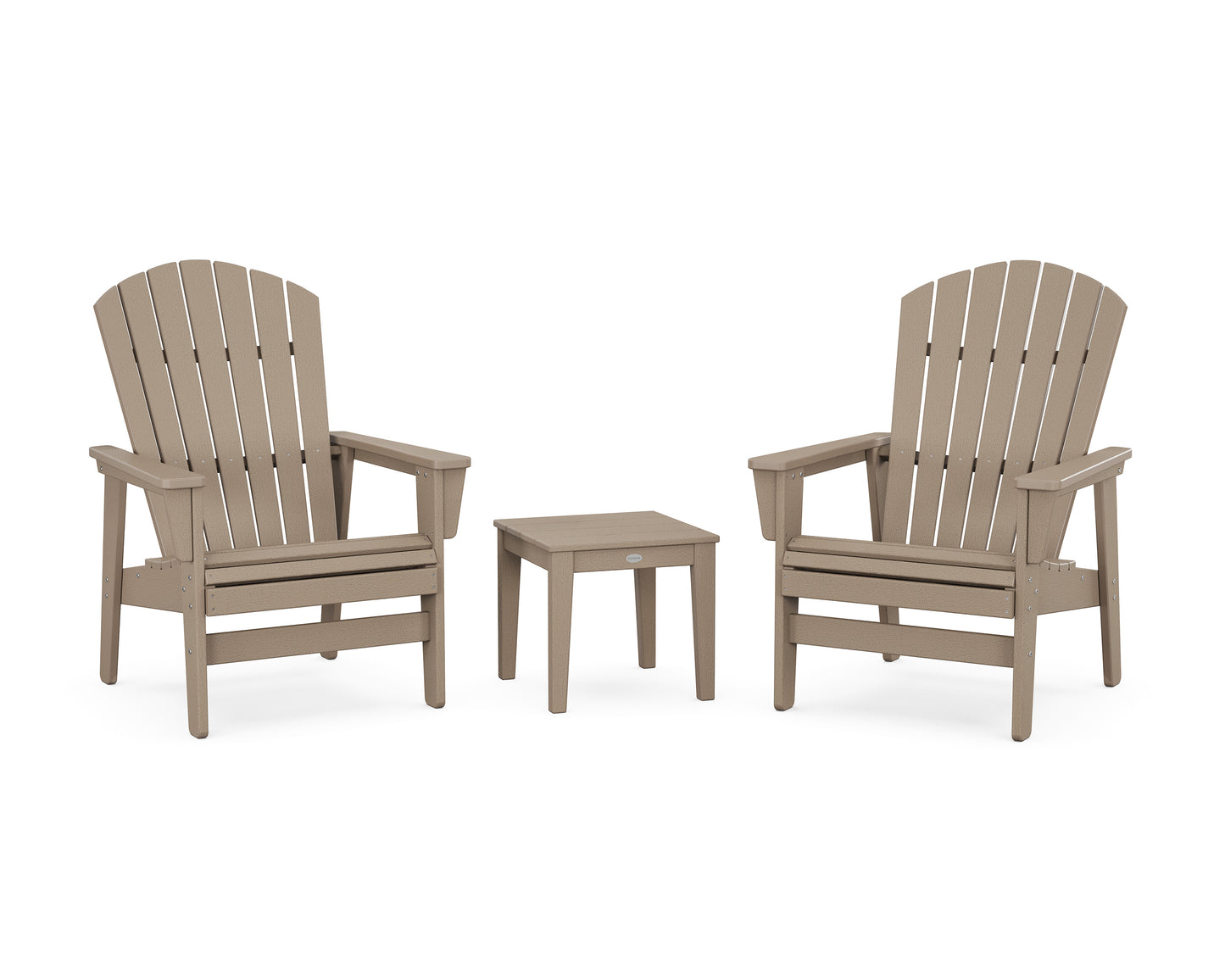 3-Piece Nautical Grand Upright Adirondack Set