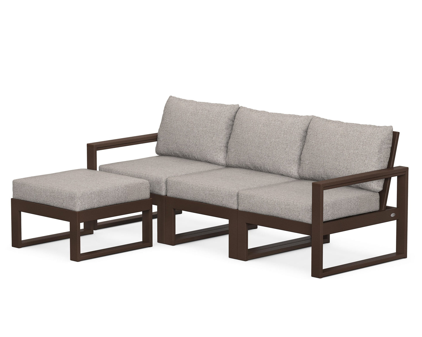 EDGE 4-Piece Modular Deep Seating Set with Ottoman
