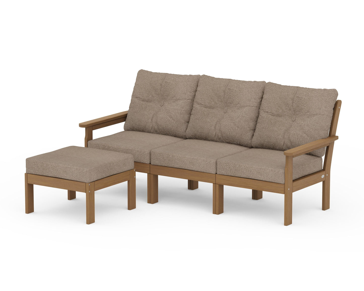 Vineyard 4-Piece Sectional with Ottoman