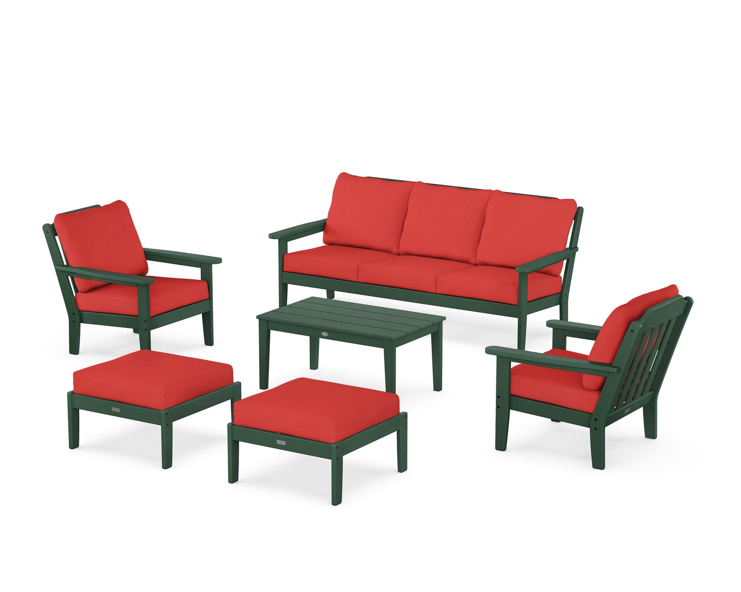 Cottage 6-Piece Lounge Sofa Set