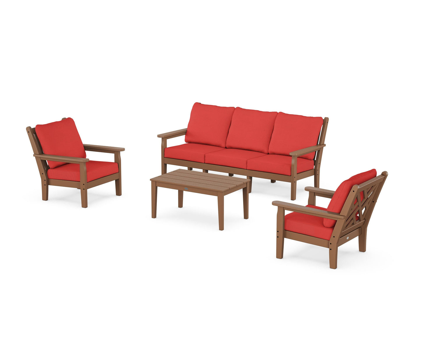 Chippendale 4-Piece Deep Seating Set with Sofa