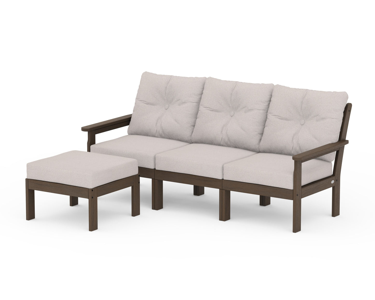 Vineyard 4-Piece Sectional with Ottoman