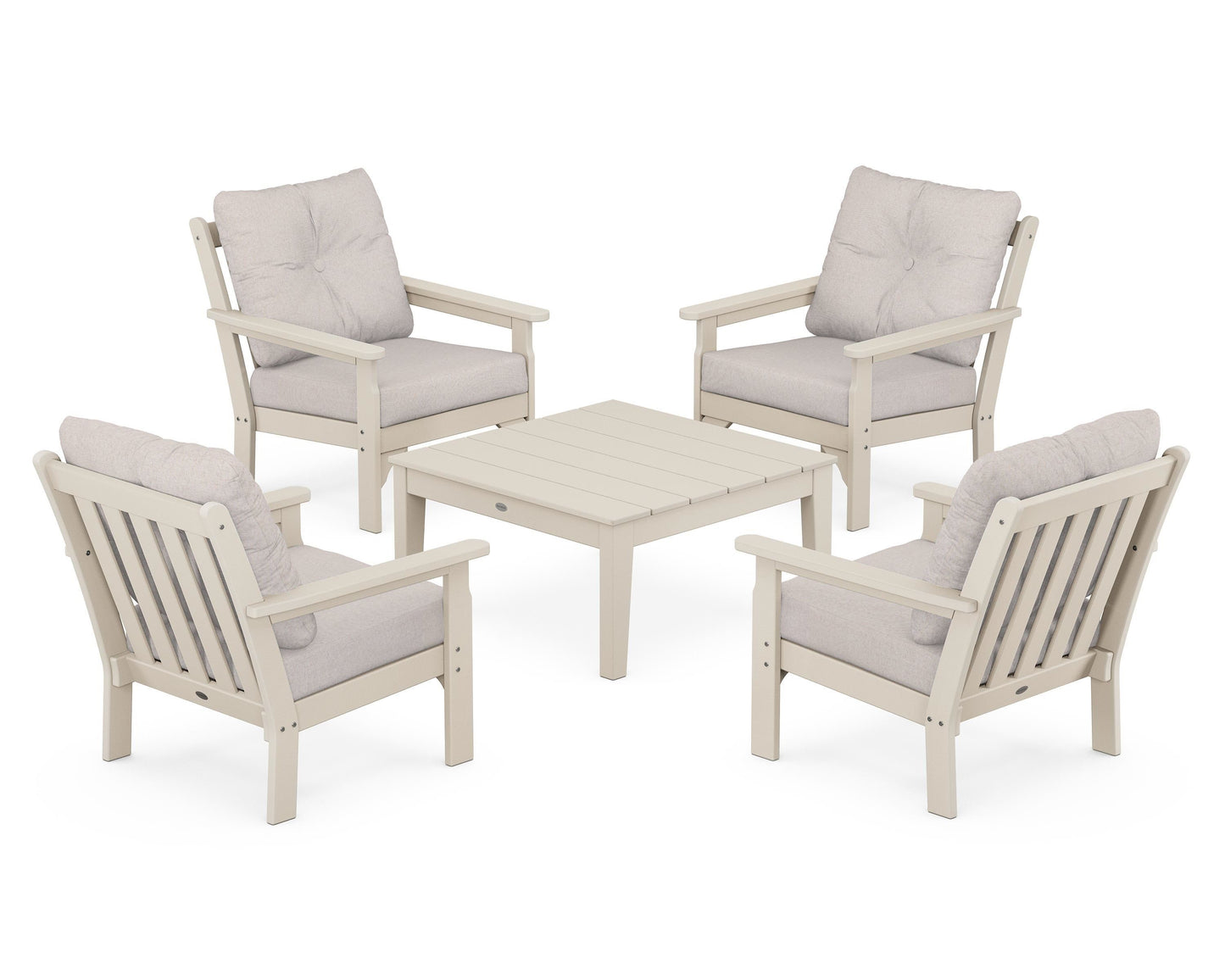 Vineyard 5-Piece Deep Seating Conversation Set
